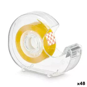 Sellotape Dispenser 2,7 m Transparent Yellow (48 Units) by Pincello, Tape Dispensers - Ref: S3630918, Price: 29,44 €, Discoun...