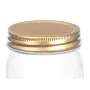 Frasco Transparente Dourado Metal Vidro 180 ml 6 x 8 x 6 cm (54 Unidades) de Vivalto, Armazenamento de alimentos - Ref: S3630...