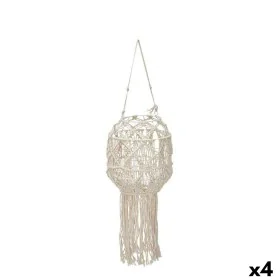 Portacandele Macramé Bianco Cotone 24 x 90 x 24 cm (4 Unità) di Gift Decor, Candelieri e portacandele - Rif: S3630998, Prezzo...