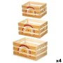 Set dekorativer Karten Regenbogen 3 Stücke Braun Holz (4 Stück) von Gift Decor, Boxen & Kästen - Ref: S3631017, Preis: 65,06 ...