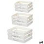 Juego de Cajas Decorativas Love 3 Piezas Blanco Madera (4 Unidades) de Gift Decor, Cajas - Ref: S3631023, Precio: 71,83 €, De...