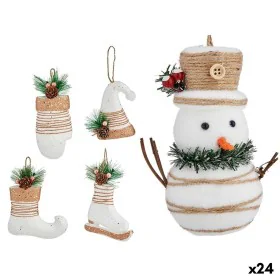 Ensemble Décorations de Noël Blanc (24 Unités) de Krist+, Noël - Réf : S3631026, Prix : 38,72 €, Remise : %