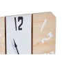 Horloge de table Blanc Métal Bois MDF 22 x 28 x 7 cm (6 Unités) de Gift Decor, Pendulettes de bureau - Réf : S3631064, Prix :...