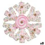 Décorations de Noël Flocons de neige Blanc Rose 17 x 6 x 17 cm (8 Unités) de Krist+, Noël - Réf : S3631126, Prix : 71,57 €, R...