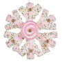 Décorations de Noël Flocons de neige Blanc Rose 17 x 6 x 17 cm (8 Unités) de Krist+, Noël - Réf : S3631126, Prix : 71,57 €, R...