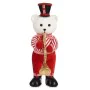 Figura Decorativa Urso Trompete Branco Preto Vermelho poliestireno 15 x 46 x 25 cm (2 Unidades) de Krist+, Natal - Ref: S3631...