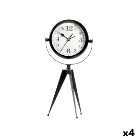 Horloge de table Tripode Noir Métal 14 x 30 x 11 cm (4 Unités) de Gift Decor, Pendulettes de bureau - Réf : S3631167, Prix : ...