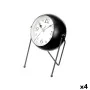 Reloj de Mesa Negro Metal 18 x 21 x 12 cm (4 Unidades) de Gift Decor, Relojes de escritorio - Ref: S3631171, Precio: 57,09 €,...