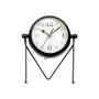 Table clock Black Metal 18 x 21 x 12 cm (4 Units) by Gift Decor, Desk & Shelf Clocks - Ref: S3631171, Price: 55,97 €, Discoun...