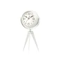 Table clock Tripod White Metal 14 x 30 x 11 cm (4 Units) by Gift Decor, Desk & Shelf Clocks - Ref: S3631179, Price: 77,84 €, ...