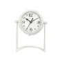 Orologio da Tavolo Bianco Metallo 15,5 x 20 x 11 cm (4 Unità) di Gift Decor, Orologi da scrivania e da scaffale - Rif: S36311...