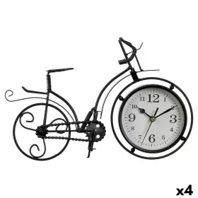 Table clock Bicycle Black Metal 33 x 22,5 x 4,2 cm (4 Units) by Gift Decor, Desk & Shelf Clocks - Ref: S3631191, Price: 78,94...