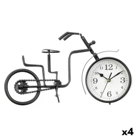 Table clock Bicycle Black Metal 33 x 21 x 4 cm (4 Units) by Gift Decor, Desk & Shelf Clocks - Ref: S3631193, Price: 70,51 €, ...