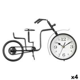 Reloj de Mesa Bicicleta Negro Metal 33 x 21 x 4 cm (4 Unidades) de Gift Decor, Relojes de escritorio - Ref: S3631193, Precio:...