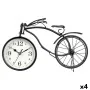 Tafelklok Bicicleta Preto Metal 36 x 22 x 7 cm (4 Unidades) de Gift Decor, Relógios de secretária - Ref: S3631195, Preço: 81,...