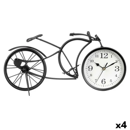 Orologio da Tavolo Bicicletta Nero Metallo 40 x 19,5 x 7 cm (4 Unità) di Gift Decor, Orologi da scrivania e da scaffale - Rif...