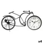 Horloge de table Bicyclette Noir Métal 40 x 19,5 x 7 cm (4 Unités) de Gift Decor, Pendulettes de bureau - Réf : S3631197, Pri...