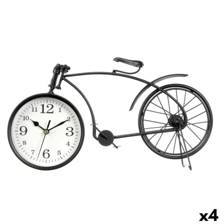 Table clock Bicycle Black Metal 38 x 20 x 4 cm (4 Units) by Gift Decor, Desk & Shelf Clocks - Ref: S3631199, Price: 81,40 €, ...