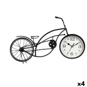 Horloge de table Bicyclette Noir Métal 42 x 24 x 10 cm (4 Unités) de Gift Decor, Pendulettes de bureau - Réf : S3631201, Prix...