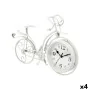 Tafelklok Bicicleta Branco Metal 33 x 22,5 x 4,2 cm (4 Unidades) de Gift Decor, Relógios de secretária - Ref: S3631203, Preço...