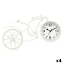 Reloj de Mesa Bicicleta Blanco Metal 40 x 19,5 x 7 cm (4 Unidades) de Gift Decor, Relojes de escritorio - Ref: S3631209, Prec...