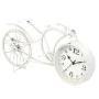 Horloge de table Bicyclette Blanc Métal 40 x 19,5 x 7 cm (4 Unités) de Gift Decor, Pendulettes de bureau - Réf : S3631209, Pr...