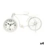 Table clock Bicycle White Metal 38 x 20 x 4 cm (4 Units) by Gift Decor, Desk & Shelf Clocks - Ref: S3631211, Price: 89,87 €, ...