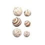 Set di palline decorative Marrone Bianco (12 Unità) di Gift Decor, Soprammobili - Rif: S3631308, Prezzo: 47,92 €, Sconto: %