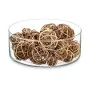 Set de Bolas Decorativas Marrón Blanco (12 Unidades) de Gift Decor, Adornos - Ref: S3631312, Precio: 59,39 €, Descuento: %