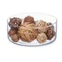 Set de Bolas Decorativas Blanco Marrón (12 Unidades) de Gift Decor, Adornos - Ref: S3631320, Precio: 51,65 €, Descuento: %