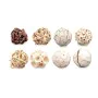 Jeu de boules décoratives Blanc Marron (12 Unités) de Gift Decor, Objets de décoration - Réf : S3631326, Prix : 36,75 €, Remi...