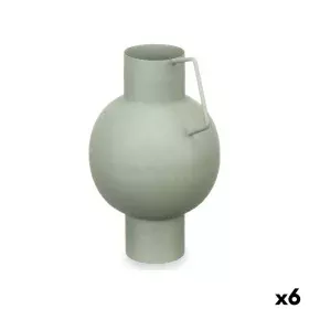 Vase Sphere Green Steel 15 x 23 x 13 cm (6 Units) by Gift Decor, Vases - Ref: S3631332, Price: 32,95 €, Discount: %