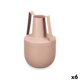 Vase Mit Griffen Sand Stahl 14 cm (6 Stück) von Gift Decor, Vasen - Ref: S3631338, Preis: 33,48 €, Rabatt: %