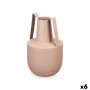 Vase Avec des poignées Sable Acier 14 cm (6 Unités) de Gift Decor, Vases - Réf : S3631338, Prix : 33,48 €, Remise : %