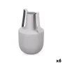 Vase With handles Grey Steel 14 x 24 x 14 cm (6 Units) by Gift Decor, Vases - Ref: S3631342, Price: 32,95 €, Discount: %