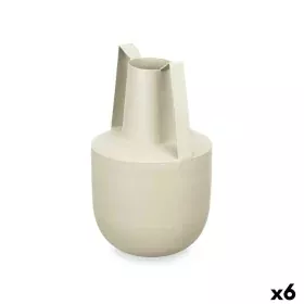 Vase Mit Griffen Hellbraun Stahl 14 x 24 x 14 cm (6 Stück) von Gift Decor, Vasen - Ref: S3631344, Preis: 33,48 €, Rabatt: %