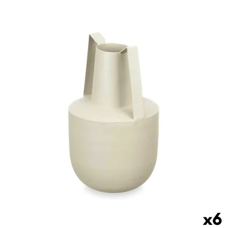 Vase With handles Light brown Steel 14 x 24 x 14 cm (6 Units) by Gift Decor, Vases - Ref: S3631344, Price: 32,95 €, Discount: %