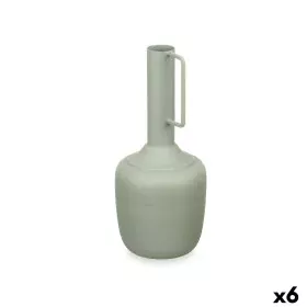 Vase Avec poignée Vert Acier 12 x 30 x 12 cm (6 Unités) de Gift Decor, Vases - Réf : S3631348, Prix : 32,95 €, Remise : %