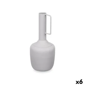 Vase Mit Griff Grau Stahl 12 x 30 x 12 cm (6 Stück) von Gift Decor, Vasen - Ref: S3631350, Preis: 33,48 €, Rabatt: %