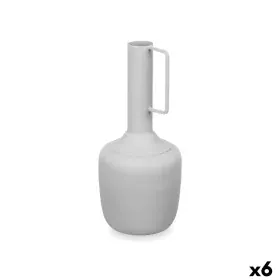 Vase With handle Grey Steel 12 x 30 x 12 cm (6 Units) by Gift Decor, Vases - Ref: S3631350, Price: 33,48 €, Discount: %