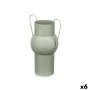 Vase Green Steel 22 x 32 x 14 cm (6 Units) by Gift Decor, Vases - Ref: S3631364, Price: 59,82 €, Discount: %