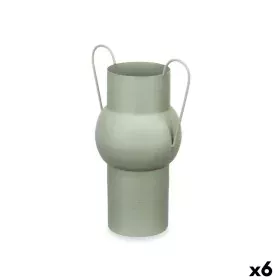 Vaso Verde Aço 22 x 32 x 14 cm (6 Unidades) de Gift Decor, Jarrões - Ref: S3631364, Preço: 58,65 €, Desconto: %