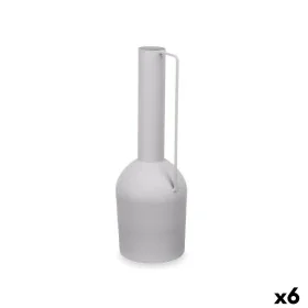 Vase Height Grey Steel 13 x 39 x 13 cm (6 Units) by Gift Decor, Vases - Ref: S3631378, Price: 58,65 €, Discount: %