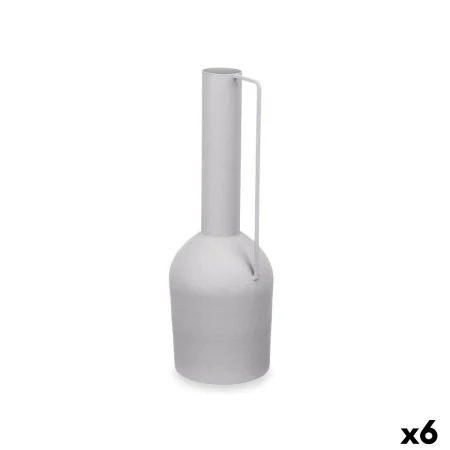 Vase Height Grey Steel 13 x 39 x 13 cm (6 Units) by Gift Decor, Vases - Ref: S3631378, Price: 59,82 €, Discount: %