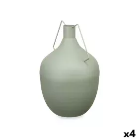 Vase Karaffe grün Stahl 24 x 40 x 24 cm (4 Stück) von Gift Decor, Vasen - Ref: S3631388, Preis: 63,46 €, Rabatt: %