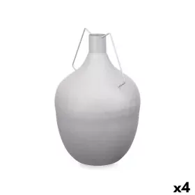 Vase Karaffe Grau Stahl 24 x 40 x 24 cm (4 Stück) von Gift Decor, Vasen - Ref: S3631390, Preis: 63,46 €, Rabatt: %