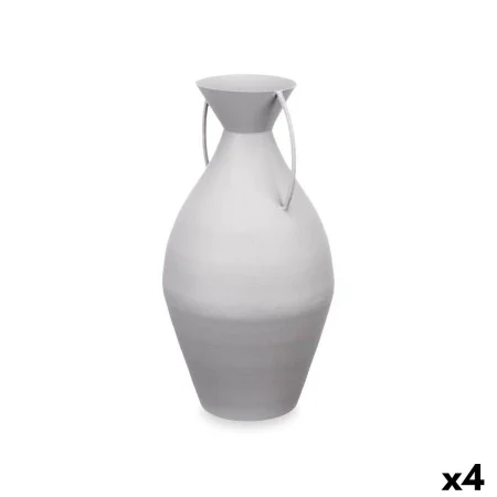 Vase Grau Stahl 22 x 43 x 22 cm (4 Stück) von Gift Decor, Vasen - Ref: S3631398, Preis: 63,46 €, Rabatt: %