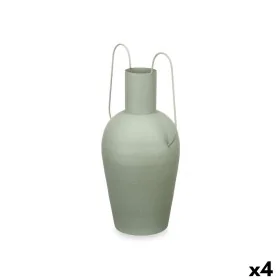 Vase Mit Griffen grün Stahl 24 x 45 x 18 cm (4 Stück) von Gift Decor, Vasen - Ref: S3631404, Preis: 62,22 €, Rabatt: %