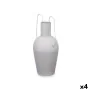 Vase With handles Grey Steel 24 x 45 x 18 cm (4 Units) by Gift Decor, Vases - Ref: S3631406, Price: 63,46 €, Discount: %