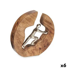 Statua Decorativa Argentato Metallo 22 x 22 x 4 cm (6 Unità) di Gift Decor, Oggetti da collezione - Rif: S3631421, Prezzo: 60...